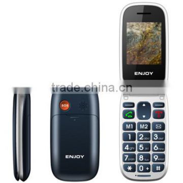 unlocked flip senior phone with SOS bit button W72 flash GSM