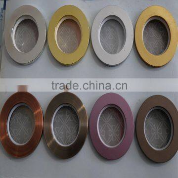 High end curtain rings eyelet design for Top grommet pattern