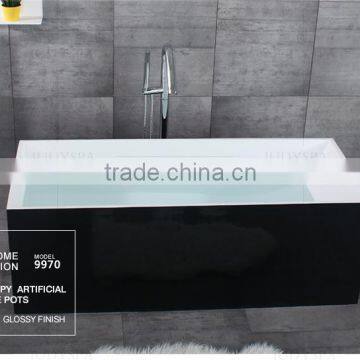 Cast Resin Stone Bathtub Freestanding YG9970 photo-5