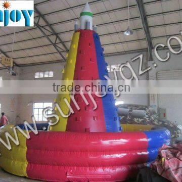 Inflatable sports game climbing wall