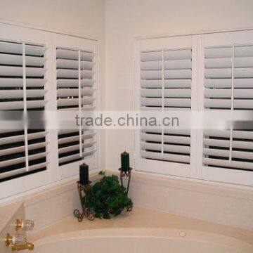 Manufacturer for Solid wood/basswood plantation shutter with classic design