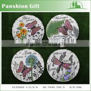 Hand paint decoraitve garden stepping stone