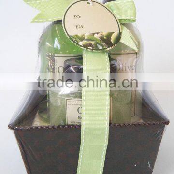 Bath gift set(body lotion,shower gel, body scrub)