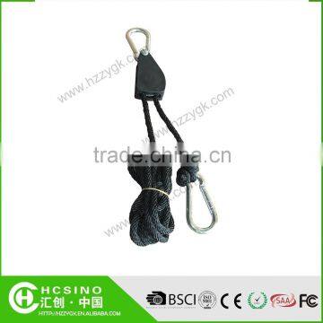 1/4 Inch greenhouse rope ratchet with snap hook