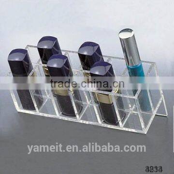 Custom tabletopcosmetic organizer acrylic cosmetic products display cosmetic storage box