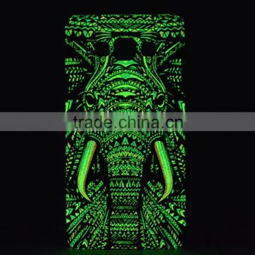 LUXO Glow In The Dark Owl Wolf Tiger Shell Skin Luminous Noctilucent 3D Case for samsung s6