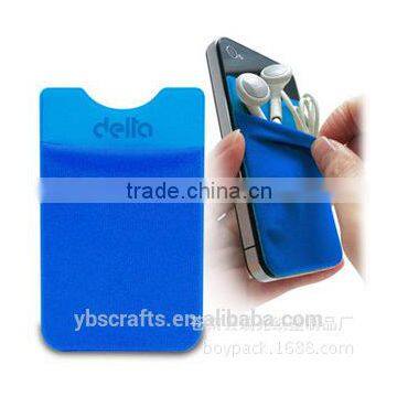 china supplier high quality custom colorful elastic cell phone card holder