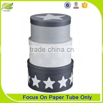 High grade round tissue paper box