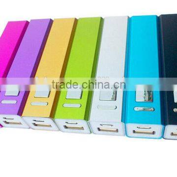 Aluminum Metal Power Bank 2600mah External Battery Power Charger, Mini Universal Power Bank 2600mah With Micro Usb Cable
