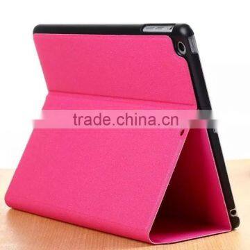 cheap full body pu leather case for iPad 5 case with sleep function and holder