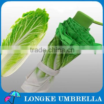 special style cabbage 3 fold umbrella