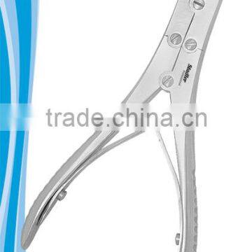 Nail cutter multi action double spring grooved handle straight jaw 13.5 cm