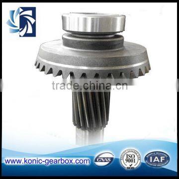 Steel spline factory price forged helical gear crane shaft