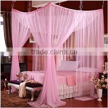 Romance Pink palace decorative Mosquito net for wedding bedroom