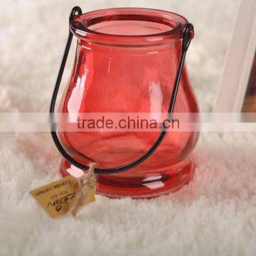 new style color replacement glass candle holder candelabra in zibo