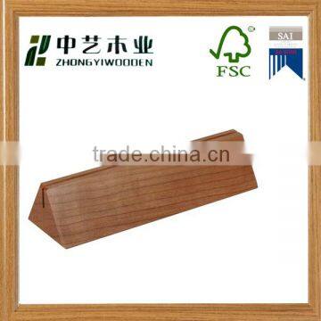 High Quality Restaurant Tabletop Accessories Customized Wooden Menu Holder Stand photo-3