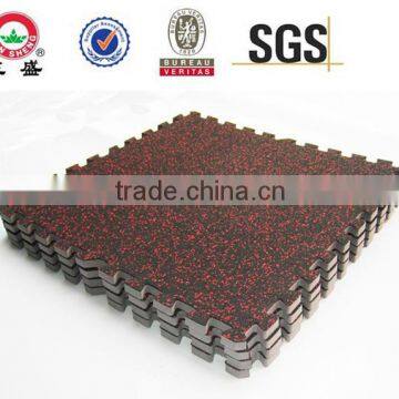 Black/blue Rubber Top EVA Foam Tiles