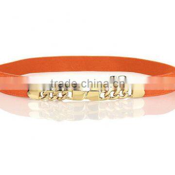 Hot Sale Fashion Metallic Gold Belt Elastic Running Belt