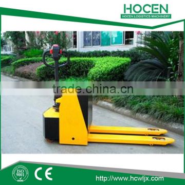 Used Warehouse Material Handing equipments 2.5T Semi Electric Pallet Truck Wholesale Price