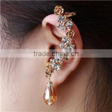 Diamond jewelry ladies earring designs allibaba com