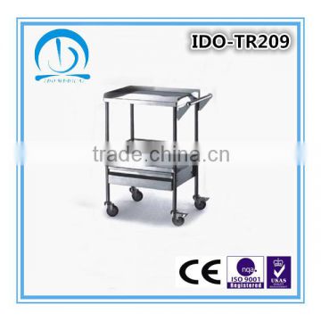 Stainless Steel Hospital Anesthesia Trolley