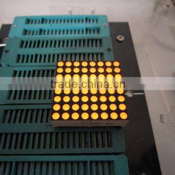 Out Door,Indoor 1.2" 8x8 Amber Color Anode Dot Matrix LED Display