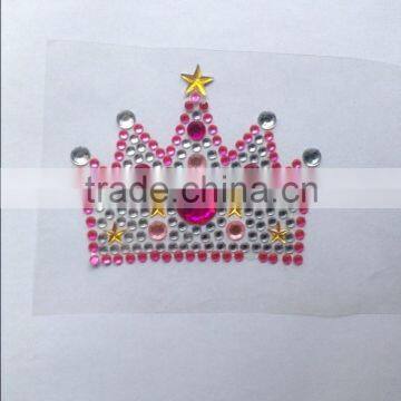 crown rhinestone strass stickers