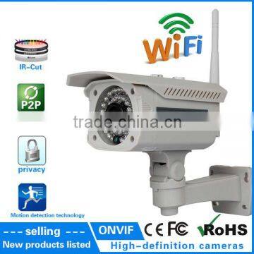 best sale 720p H.264 HD outdoor ir-cut night vision waterproof network wireless surveillance camera