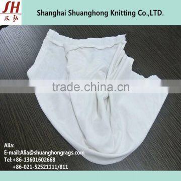 Used T-shirt Clothing White Cotton Rags