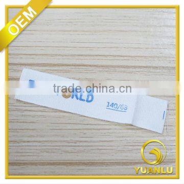 custom fashion garments label printing label