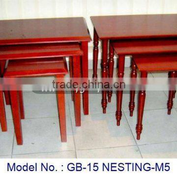 Nest Of Three, Nesting Table, Modern Nest Table. Wooden Nest Table, Coffee Table