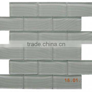 Iridescent Blue Mosaic Glass Tile