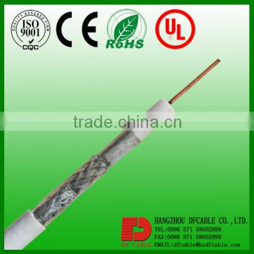 low loss75 ohm cctv RG6 coaxial cablE manufacturer