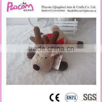 2015 Hot-selling So Cute Brown Plush Deer Toys for Xmas