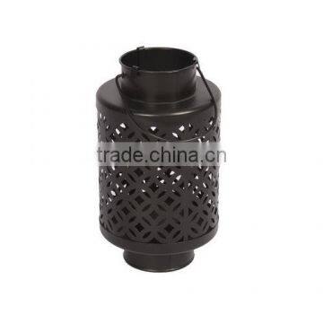 Black Hanging Candle Holder Lantern Indoor Outdoor Decor photo-2