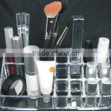 Clear Lucite Cosmetic Container