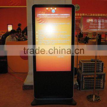 65 Inch floor standing stand alone advertising display