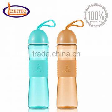 New design cheap curved 350ml plastic sports water bottle