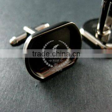 13x18mm Setting Size Steam Punk Watch Movement Gun Black DIY Base Tray French Cufflink Supplies Cuff Link Findings 1500031 photo-6