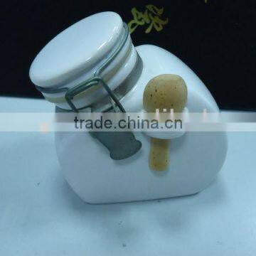 ceramic mini jar storage canister