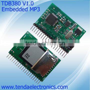 TDB380 Serial MP3 Module , Embedded Mp3 Module