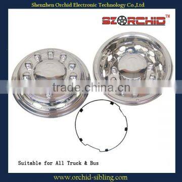 stainless steel 22.5 inch hub cap simulator