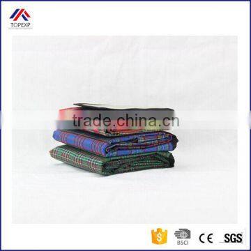 Check Printed Oxford Cloth Outdoor Blanket