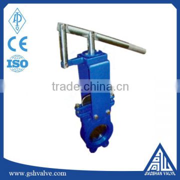 Cast iron lever knife gate valve