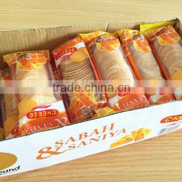 Cheese Flavour Thin Biscuits 26gx24bags per box