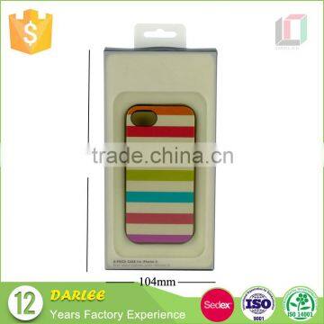 Chinese new design UV recycled materials coated paper cell phone case packaging paper box