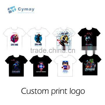 sublimation sports superhero t shirt t shirt