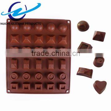 Candy Heart Cylinder Various Shape Silicone Chocolate Tray