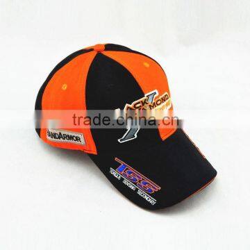 top quality embroidery 6 panel baseball caps/washed Sports hats