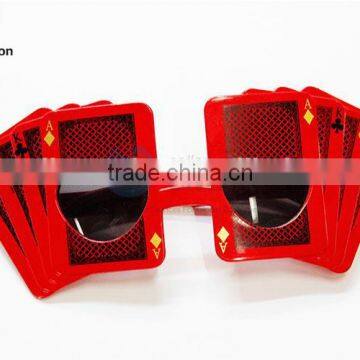 No.1 Yiwu Exporting Commission Agent Wanted Fancy Poker Design Party Event Red Sunglasses photo-4